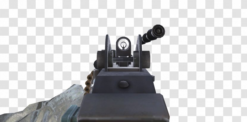 Call Of Duty 4: Modern Warfare Duty: Ghosts Weapon Firearm Iron Sights - Light Machine Gun Transparent PNG