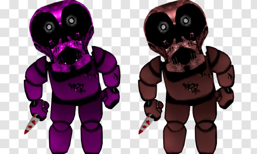 Five Nights At Freddy's 2 Freddy's: Sister Location Purple Man Art Jump Scare - Deviantart - Boody Transparent PNG