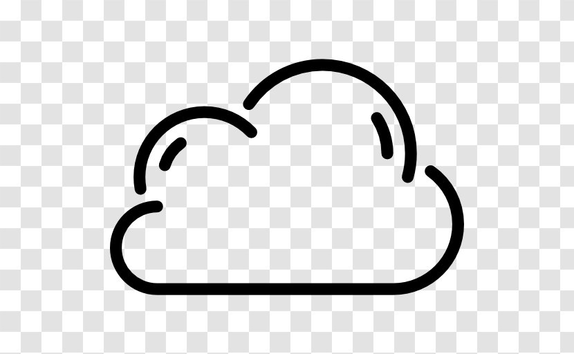 Cloud - Black And White Transparent PNG