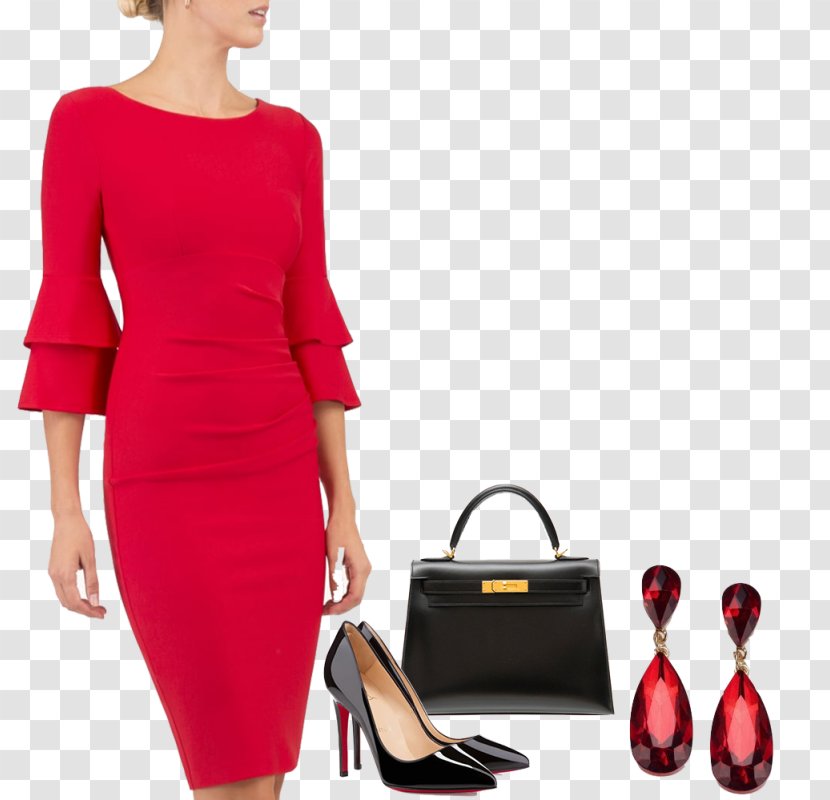 Red Model Runway Fashion Diva Catwalk - Color Transparent PNG