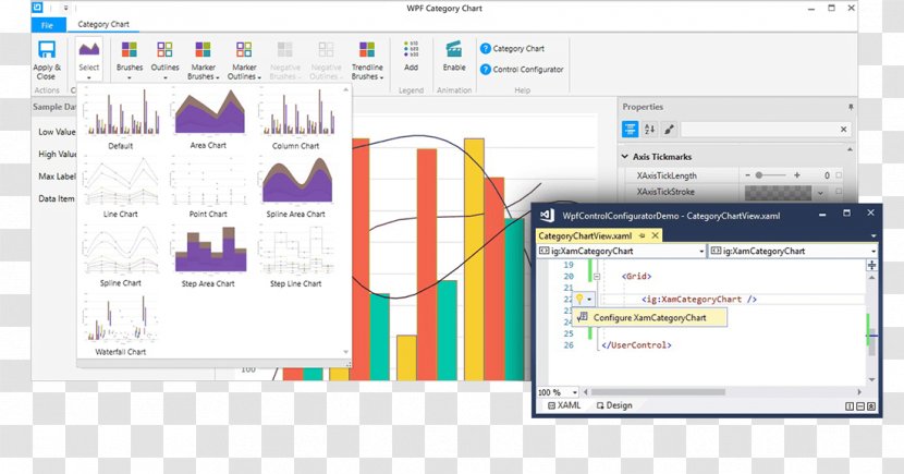 Computer Program Infragistics, Inc. Windows Presentation Foundation User Interface Software - Operating System - Chart Transparent PNG