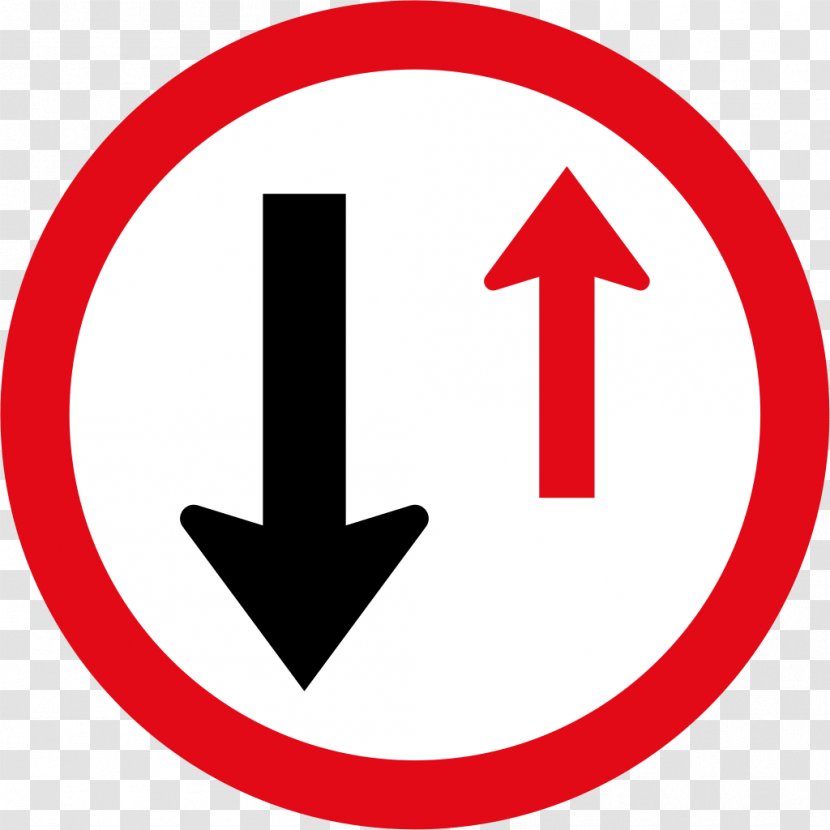 Prohibitory Traffic Sign Road Driving Test - Ubetinget Vigepligt Transparent PNG