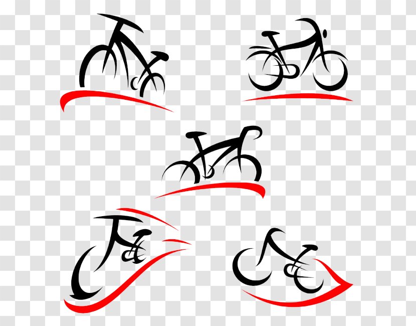 Bicycle Euclidean Vector Illustration - Royaltyfree - Sign Transparent PNG