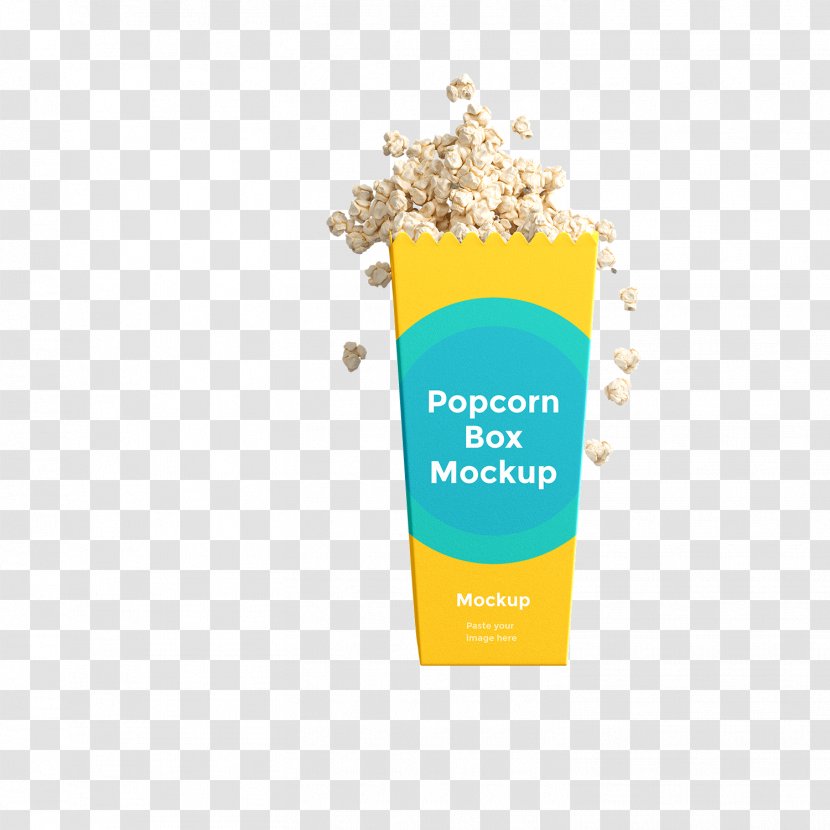 Popcorn Packaging And Labeling Snack - Archive - Yellow Transparent PNG