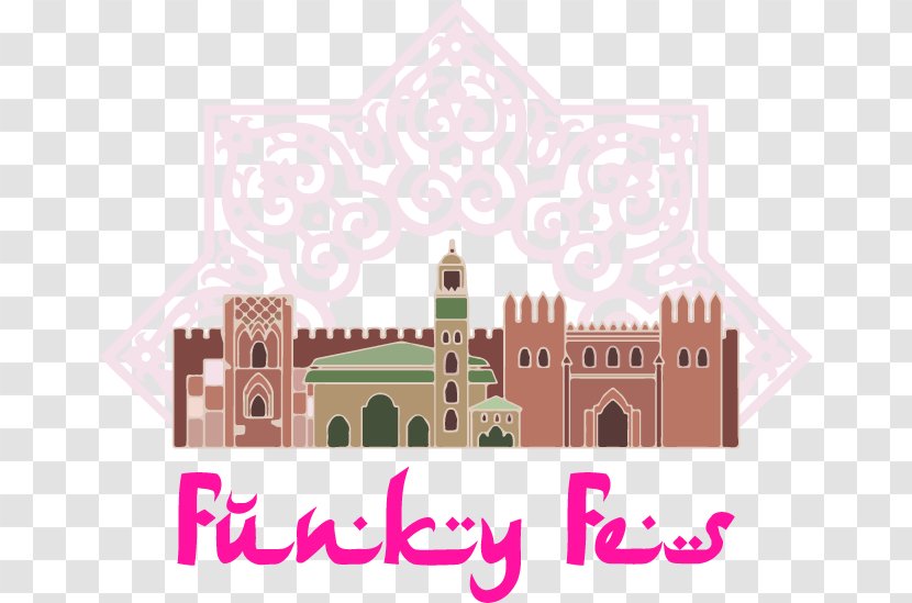 Funky Fes Bab Jdid Garden World Heritage Site UNESCO - Pink - Text Transparent PNG