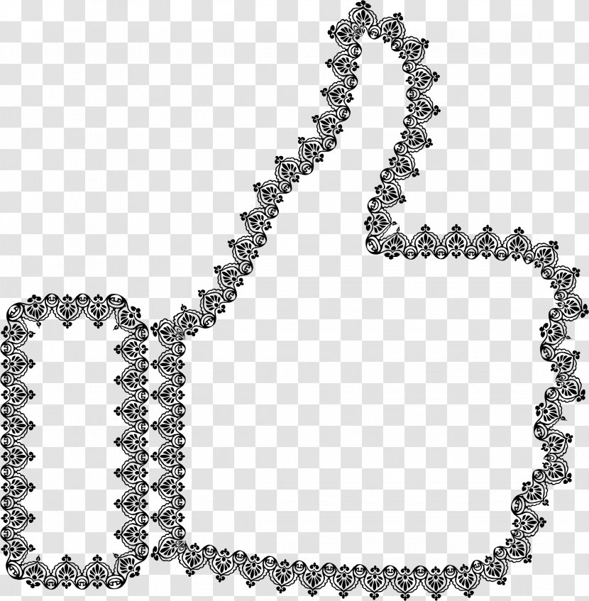 Thumb Signal Symbol Clip Art - Point - Vintage Border Transparent PNG