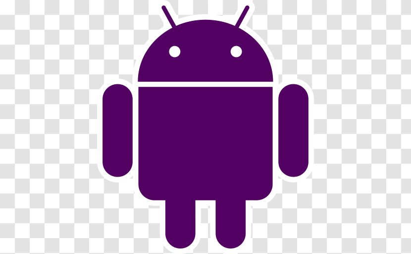 Logo Android Clip Art Image - Violet Transparent PNG