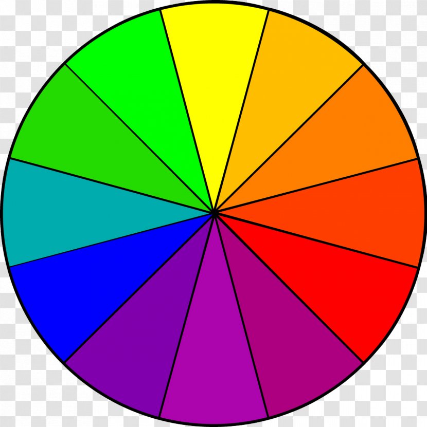 Color Wheel Primary Theory Tertiary - Pigment Transparent PNG