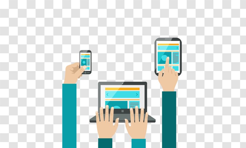 Smartphone Responsive Web Design Internet Computer - Electronic Device Transparent PNG