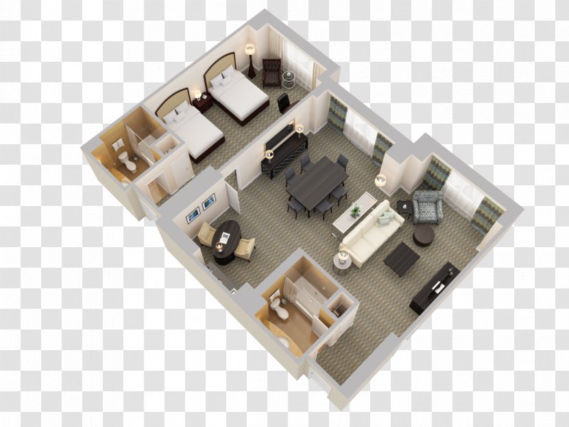 3D Floor Plan House - Interior Design Services Transparent PNG