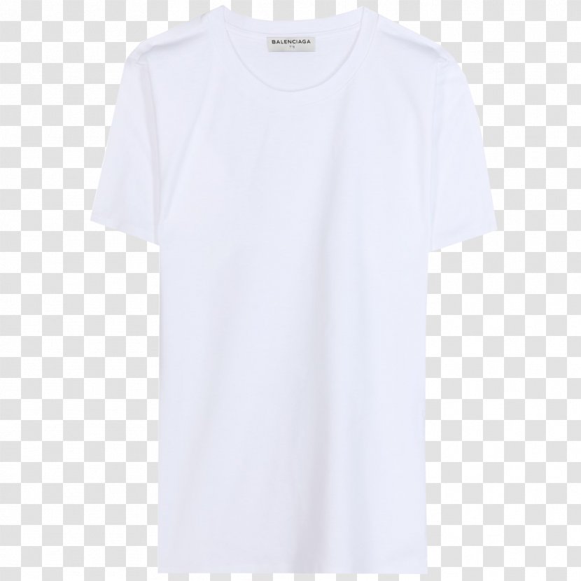 Sleeve T-shirt Neck - White Transparent PNG