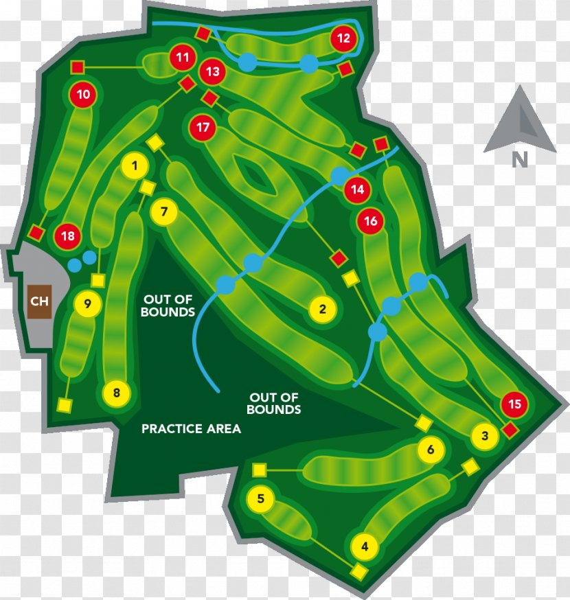 Wergs Golf Club Course Game - Recreation - Scratch Map Michaels Transparent PNG