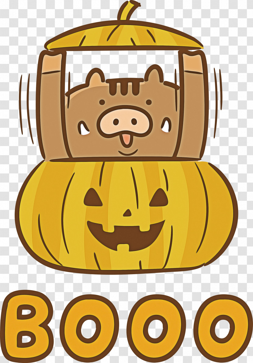 Booo Happy Halloween Transparent PNG