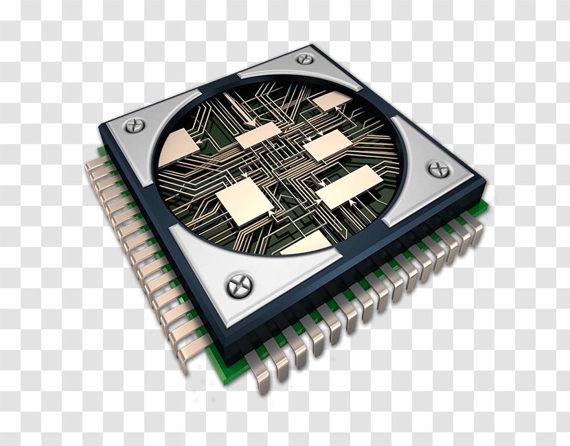 Central Processing Unit Photography Royalty-free Computer Hardware - Electronic Device - Microcontroller Transparent PNG