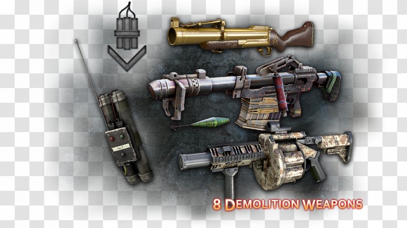 Killing Floor 2 Weapon Demolition Gun - Video Game Transparent PNG