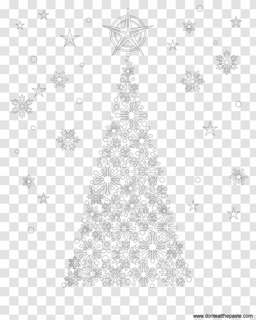 Coloring Book Bookmark Page Writing - White - Snow Tree Transparent PNG