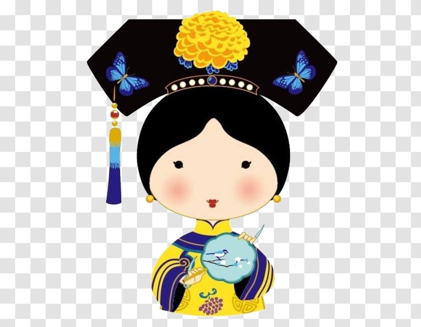 Cartoon Hoxe0ng Hu1eadu U5a18u5a18 - Smile - Cute Qinggong Goddess Transparent PNG
