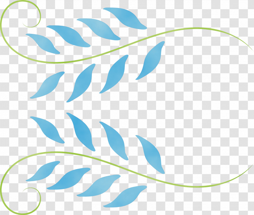 Leaf Logo Green Line Area Transparent PNG