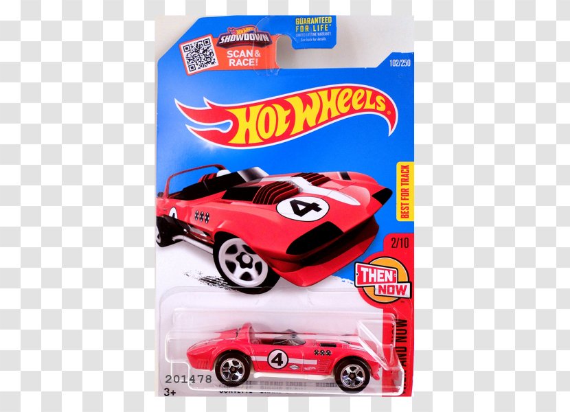 Model Car Hot Wheels Die-cast Toy 1:64 Scale Chevrolet Corvette Convertible - Race Off Transparent PNG