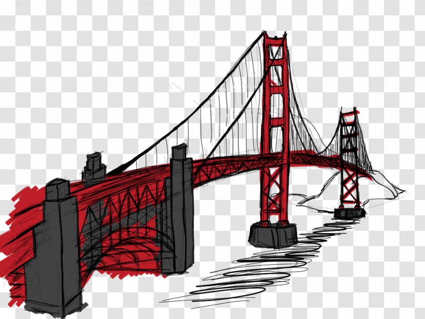 Golden Gate Bridge Landmark Transparent PNG