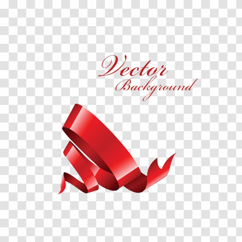 Ribbon Graphic Arts - Red Transparent PNG