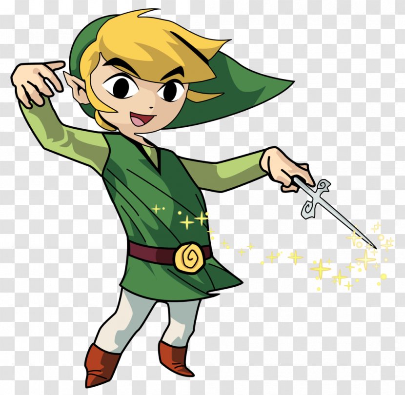 Link The Legend Of Zelda: Wind Waker Spirit Tracks Minish Cap - Wii U - Zelda Transparent PNG