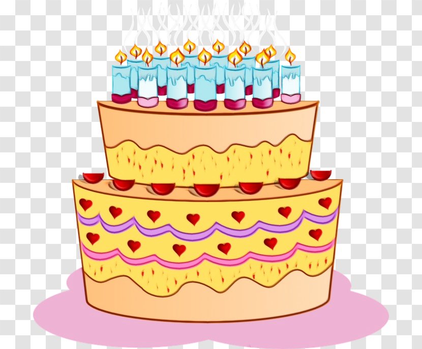 Birthday Candle - Buttercream - Pastel Transparent PNG