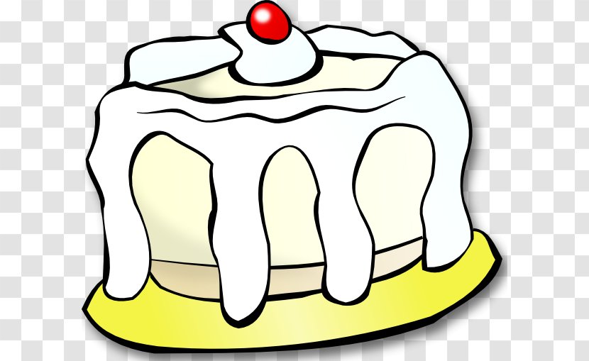 Birthday Cake Funnel Clip Art - Yellow - Cakes Clipart Transparent PNG