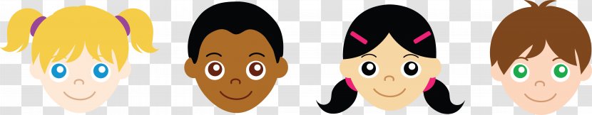 Child Face Clip Art - Smile - Cute Kids Picture Transparent PNG