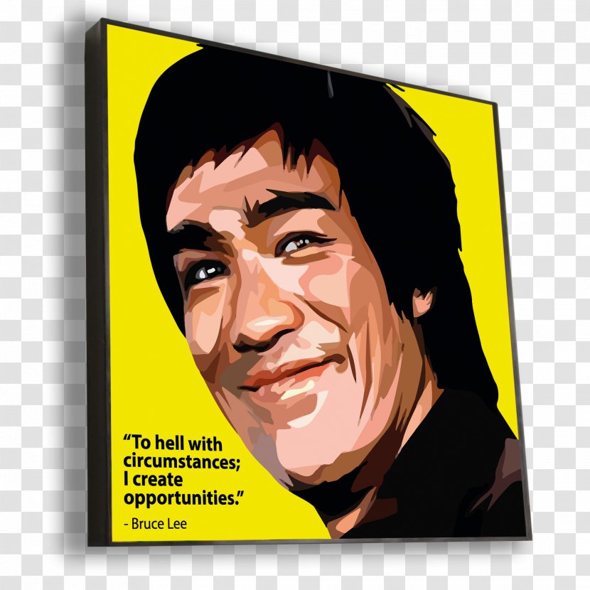 Bruce Lee Game Of Death Pop Art Knowledge Will Give You Power, But Character Respect. - Gdragon Transparent PNG