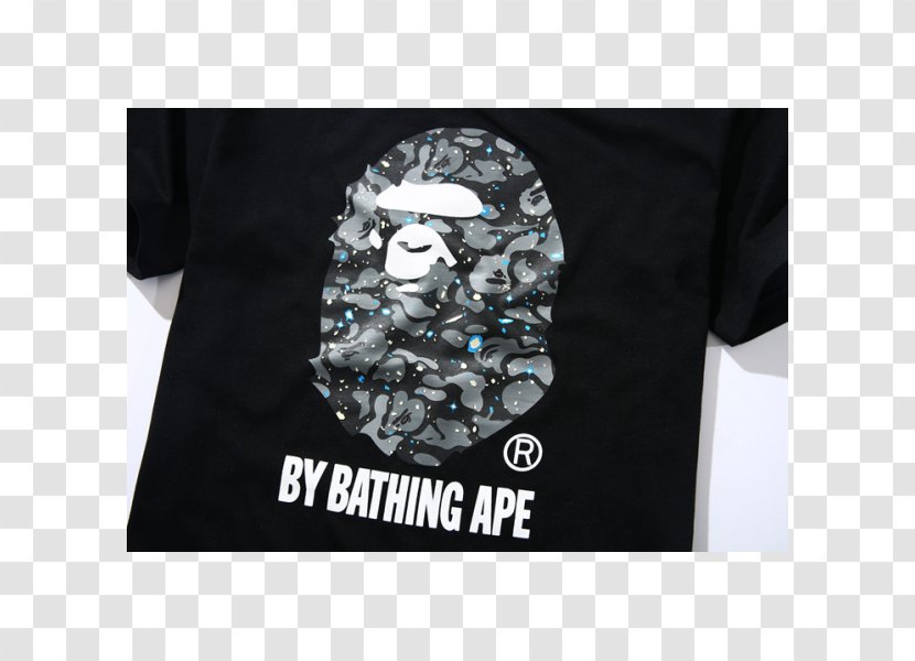 T-shirt A Bathing Ape Clothing Sleeve - Tshirt Transparent PNG
