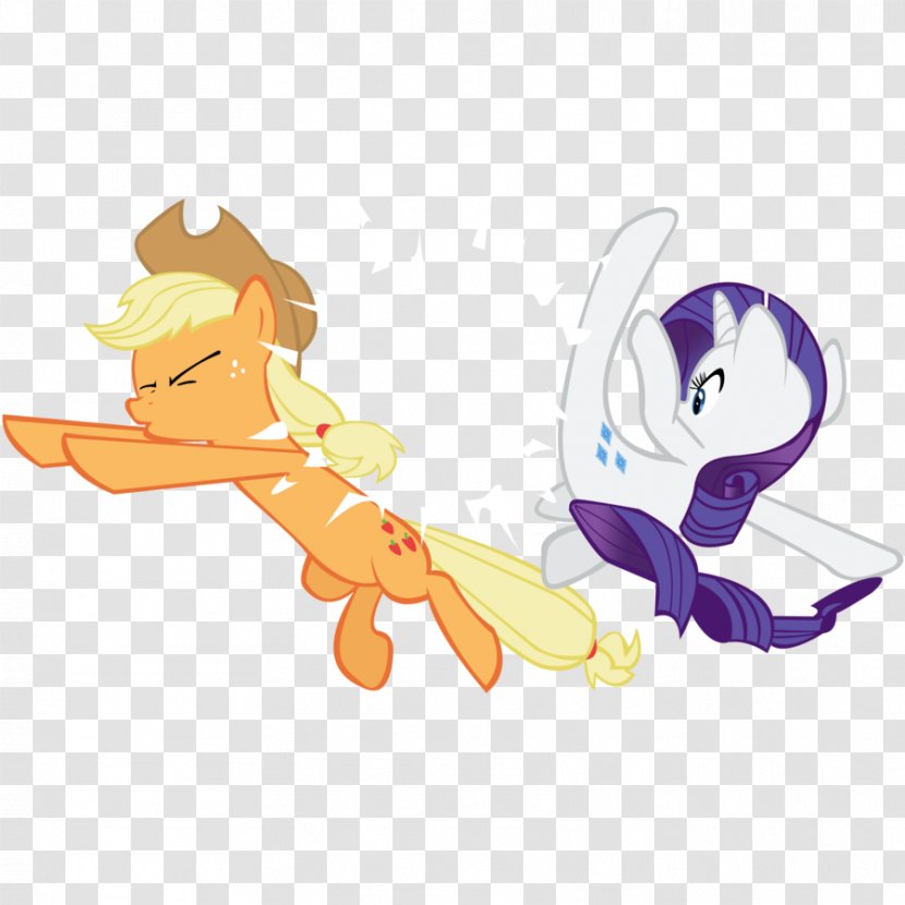 Rarity Unicorn Clip Art Applejack Horse - Bruce Lee Kick Transparent PNG