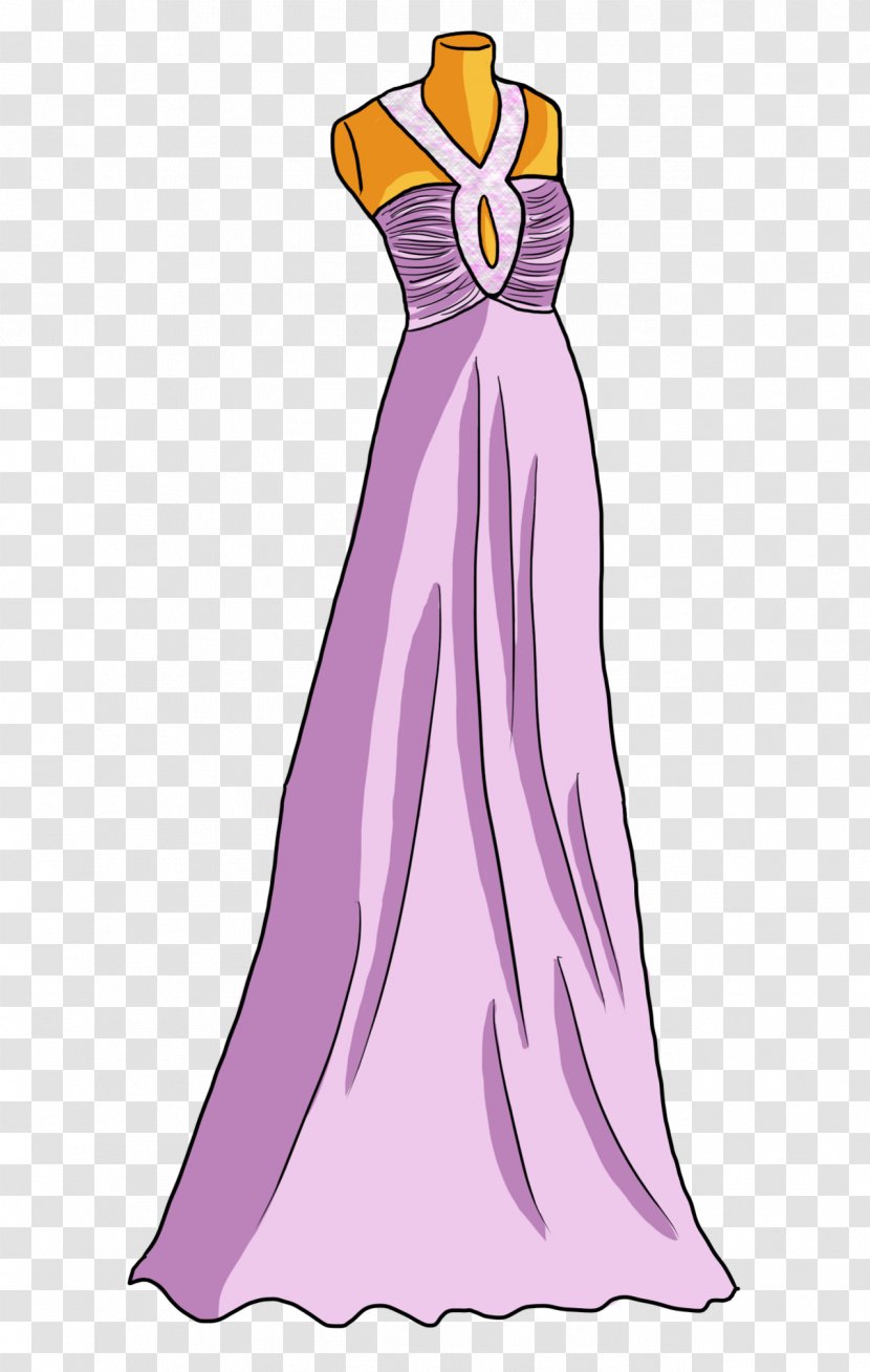 Cocktail Dress Clothing Ball Gown - Cartoon - Dresses Transparent PNG