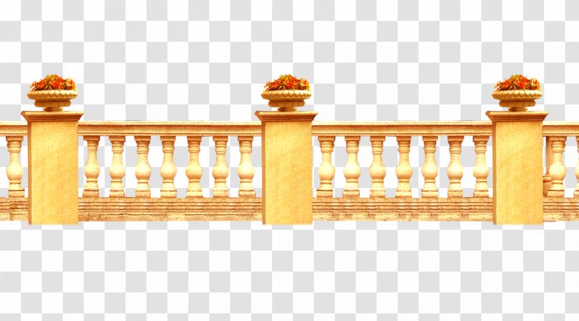 Column Deck Railing Stone Baluster - Structure - Railings Transparent PNG