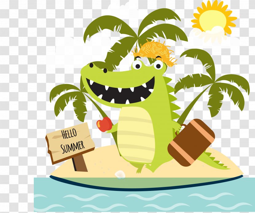 Adobe Illustrator Icon - Produce - Cartoon Crocodile Transparent PNG