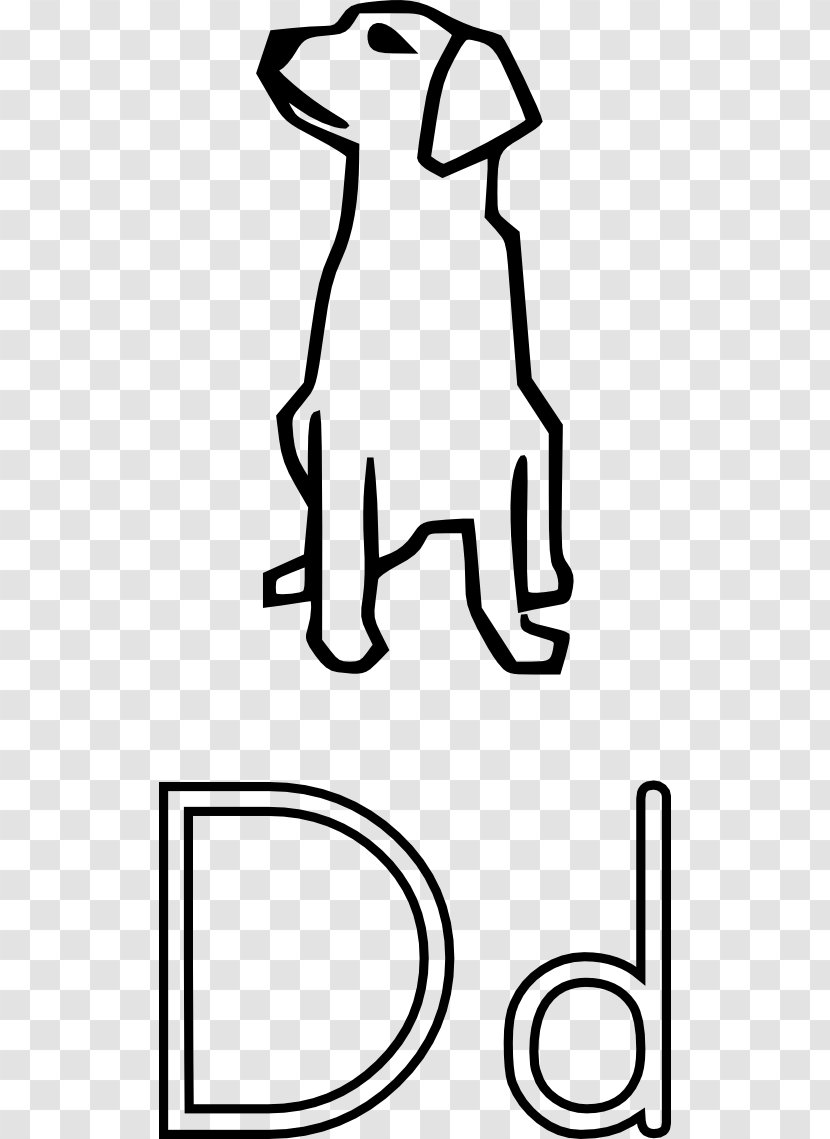Dalmatian Dog Boxer Coloring Book Letter Page - Alphabet - Boy Peeing Cartoon Transparent PNG