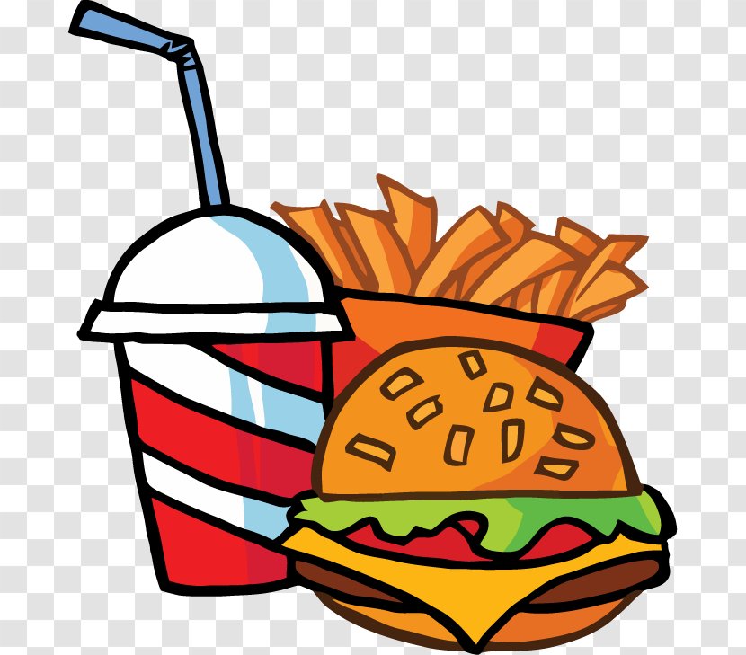 Hamburger Fast Food Restaurant Junk KFC - Cartoon French Fries Transparent PNG