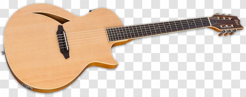 Acoustic Guitar Fender Telecaster Thinline Acoustic-electric Ukulele - Silhouette Transparent PNG