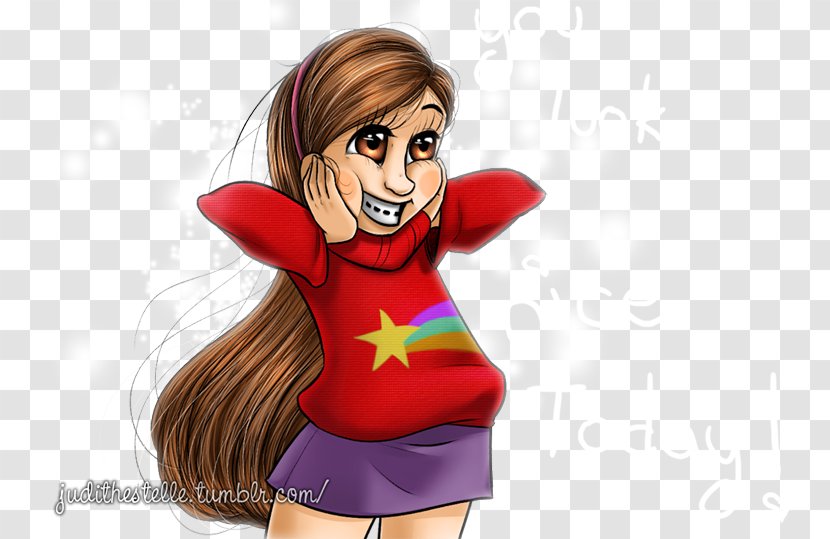 Thumb Cartoon Superhero Mascot - Mabel Pines Shooting Star Transparent PNG