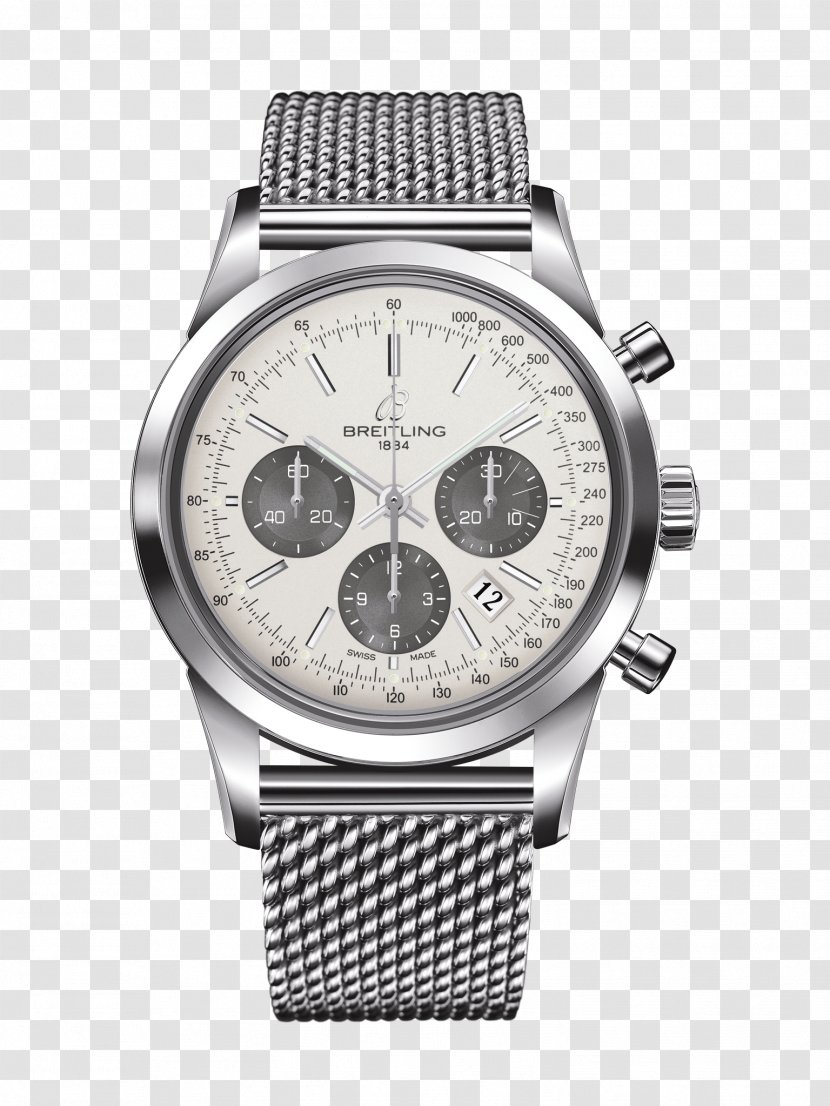 Breitling SA Chronograph Chronometer Watch Mechanical - Carl F Bucherer Transparent PNG