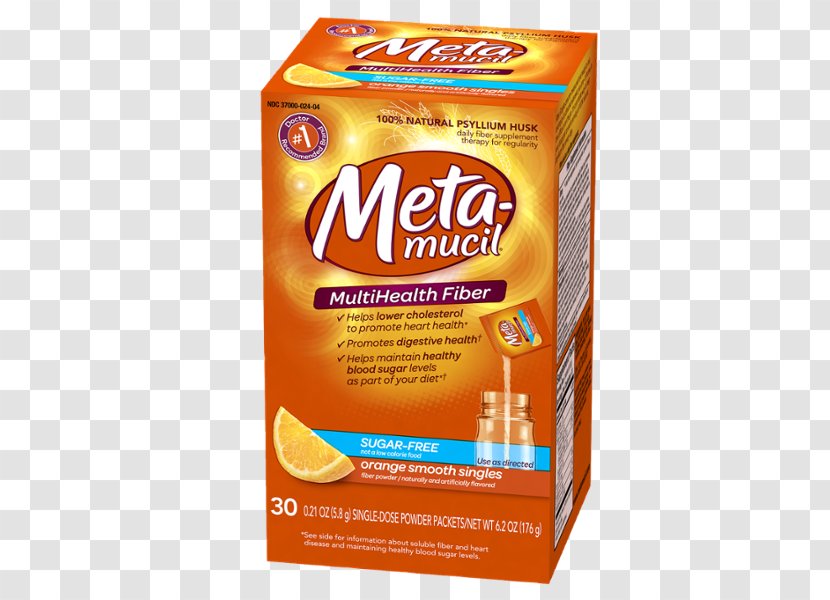 Metamucil Fibre Supplements Food Nutrition Facts Label Dietary Fiber - Sugar - Psyllium Husk Transparent PNG