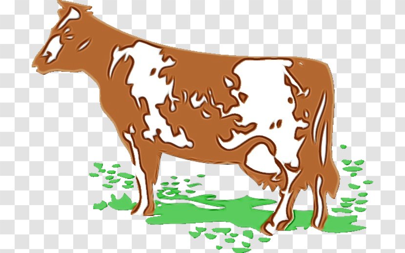 Family Silhouette - Dairy Cow - Ox Fawn Transparent PNG