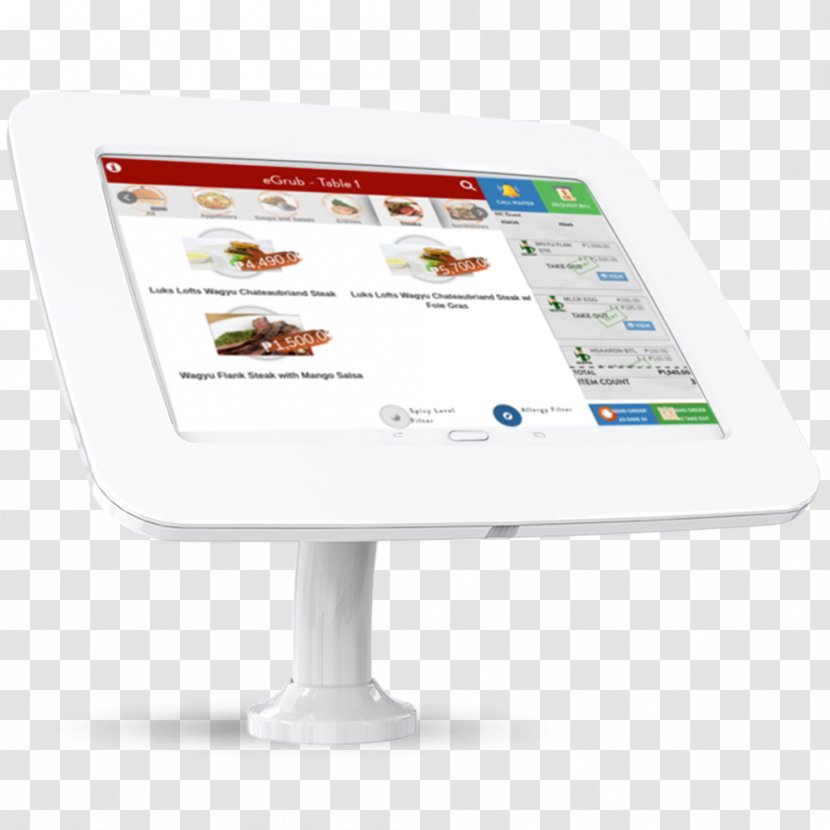 Kiosk Restaurant Fast Food Menu - Online Ordering - Analytics Transparent PNG