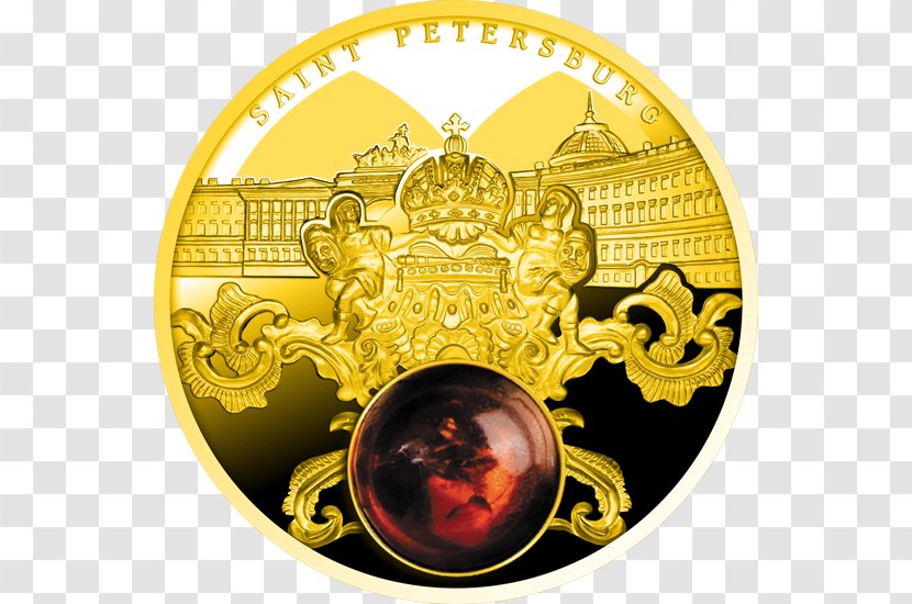 Gold Coin Silver Numismatics Amber - St-petersburg Transparent PNG