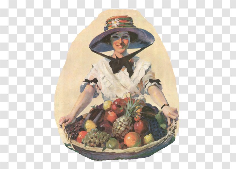 Post Cards Tutti Frutti Basket Of Fruit Greeting & Note - TAKE CARE OF THE WATER Transparent PNG
