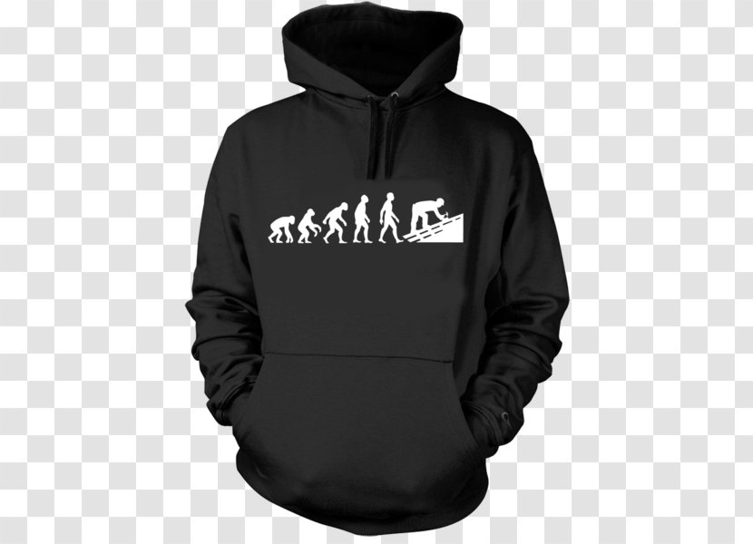 Hoodie T-shirt ÷ Tour Divide Sweater - Watercolor - Evolution Of Man Transparent PNG