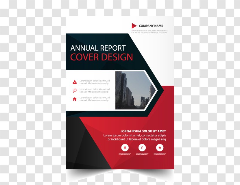 Design Brochure Poster Flyer Pamphlet - Triangle - Red Template Transparent PNG