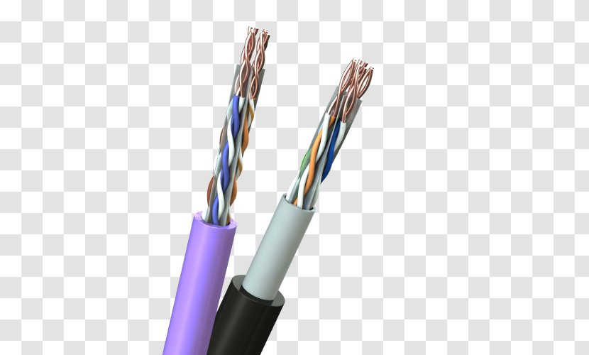 Network Cables Wire - Electronic Device - Category 6 Cable Transparent PNG