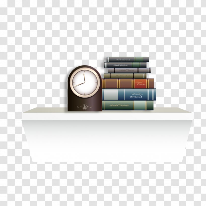 Table Graphic Design Bookcase - Items Placed On The White Transparent PNG