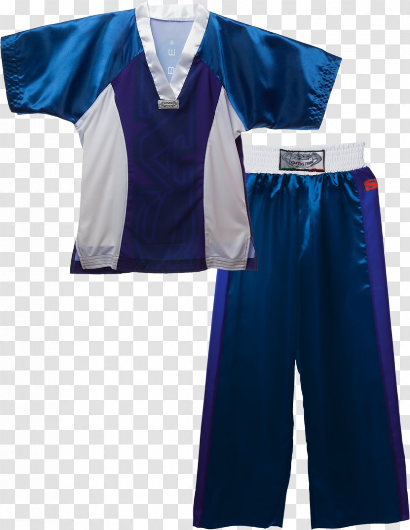 Uniform Jersey Sleeve ユニフォーム Blue - Kickboxing - Front Office Transparent PNG